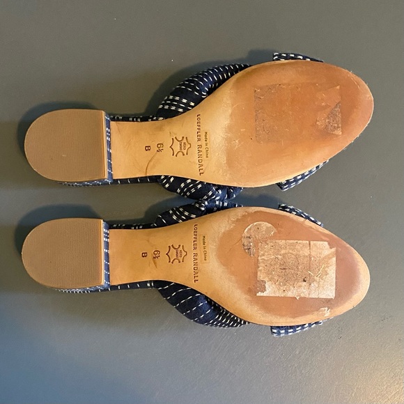 LOEFFLER RANDALL
Elsie Sandal in Blue and White | Worn ONCE | size 6.5 - Picture 2 of 3